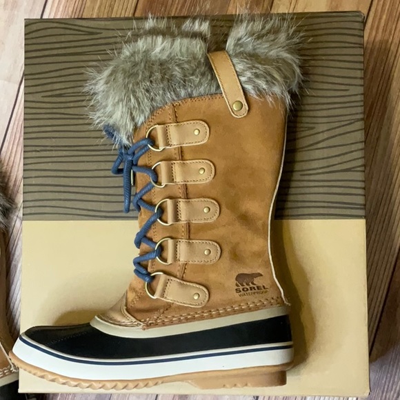 Sorel Joan of Arctic Waterproof Boots in Elk / Dark Mountain - New in Box - Picture 6 of 11
